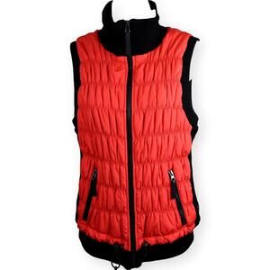 Calvin Klein Performance Red Quilted Puffer Vest Size L